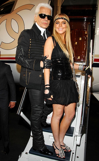 Lindsay Lohan, Karl Lagerfeld